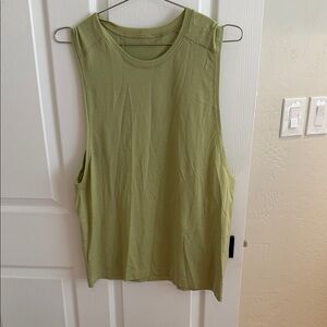 Light Green Sleeveless Muscle Tank Top men’s Lululemon size large